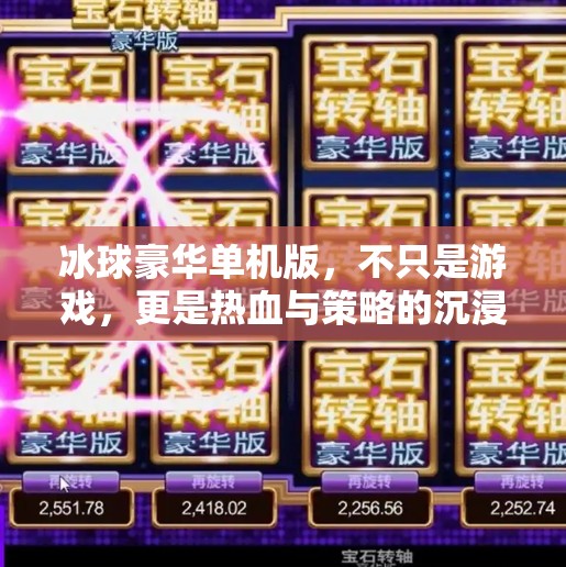 冰球豪华单机版，不只是游戏，更是热血与策略的沉浸式体验,突破冰球豪华单机版
