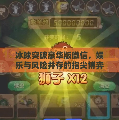冰球突破豪华版微信，娱乐与风险并存的指尖博弈,冰球突破豪华版微信