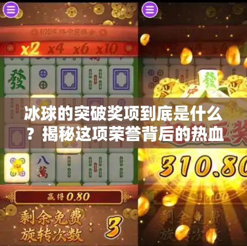 冰球的突破奖项到底是什么？揭秘这项荣誉背后的热血与成长！冰球的突破奖项是什么意思