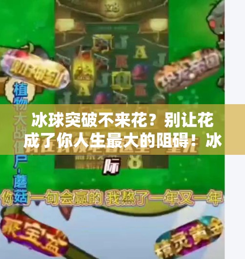 冰球突破不来花？别让花成了你人生最大的阻碍！冰球突破不来花